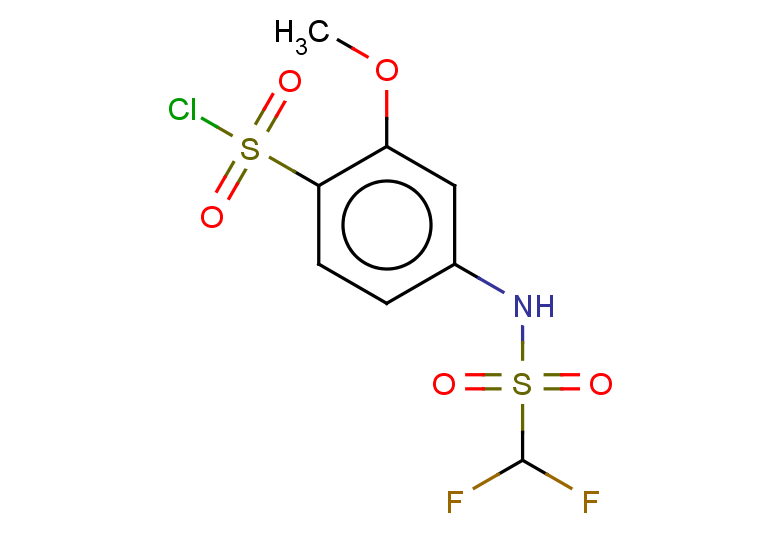 4-difluoromethanesulfonamido-2-methoxybenzene-1-sulfonyl chloride