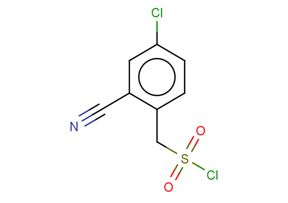 (4-chloro-2-cyanophenyl)methanesulfonyl chloride