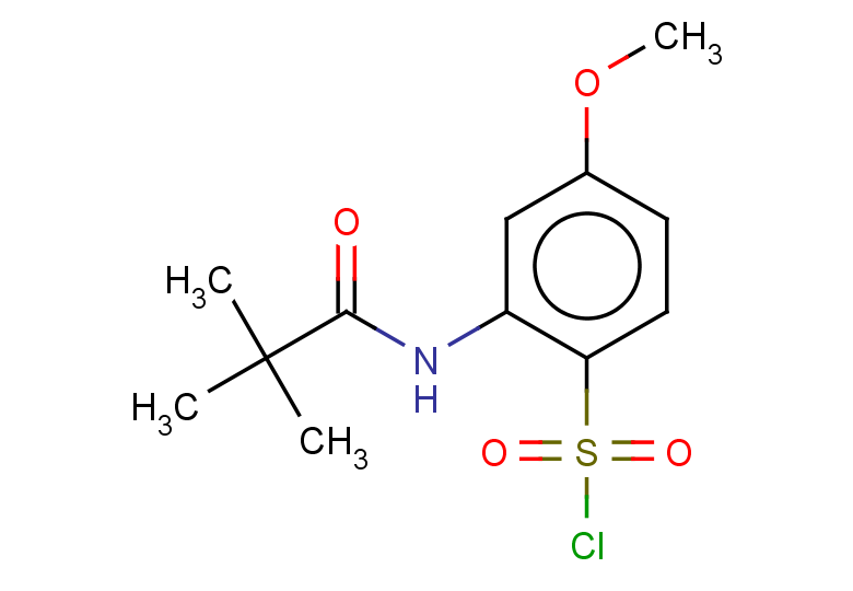 2-(2,2-dimethylpropanamido)-4-methoxybenzene-1-sulfonyl chloride
