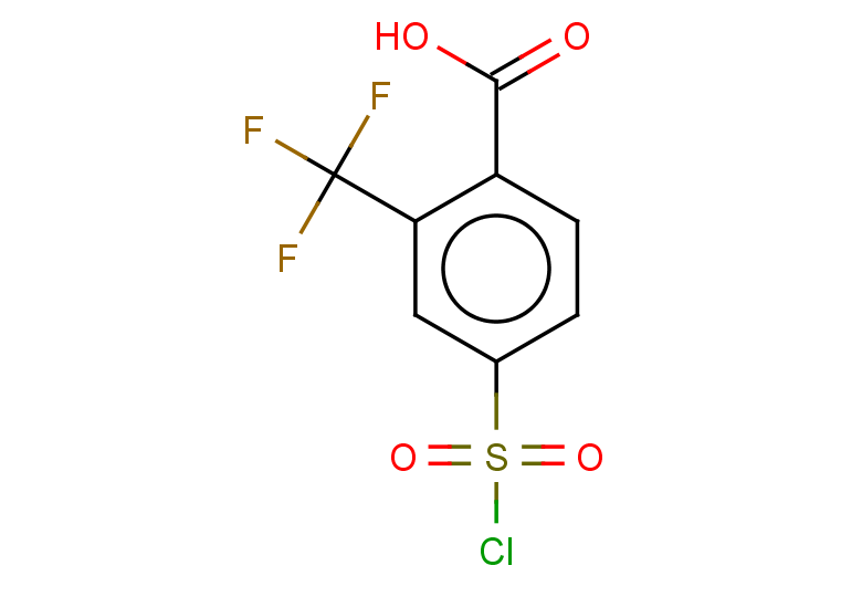 4-(chlorosulfonyl)-2-(trifluoromethyl)benzoic acid