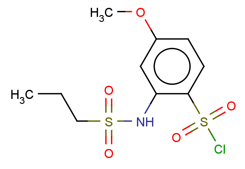 4-methoxy-2-(propane-1-sulfonamido)benzene-1-sulfonyl chloride