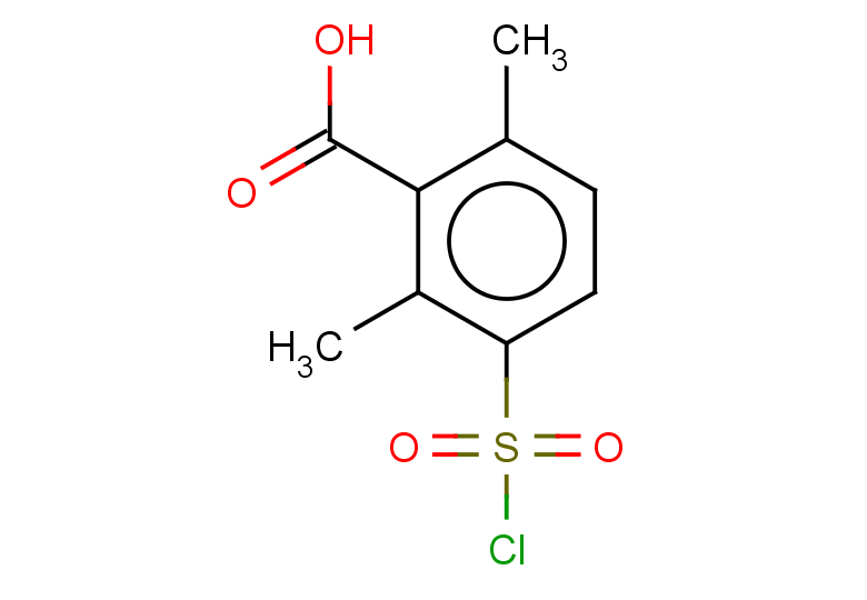 3-(chlorosulfonyl)-2,6-dimethylbenzoic acid