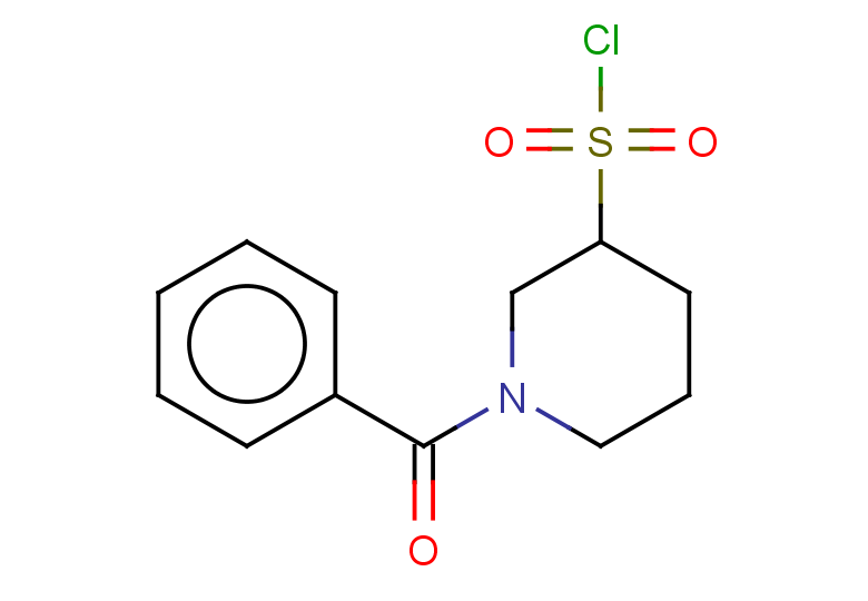1-benzoylpiperidine-3-sulfonyl chloride
