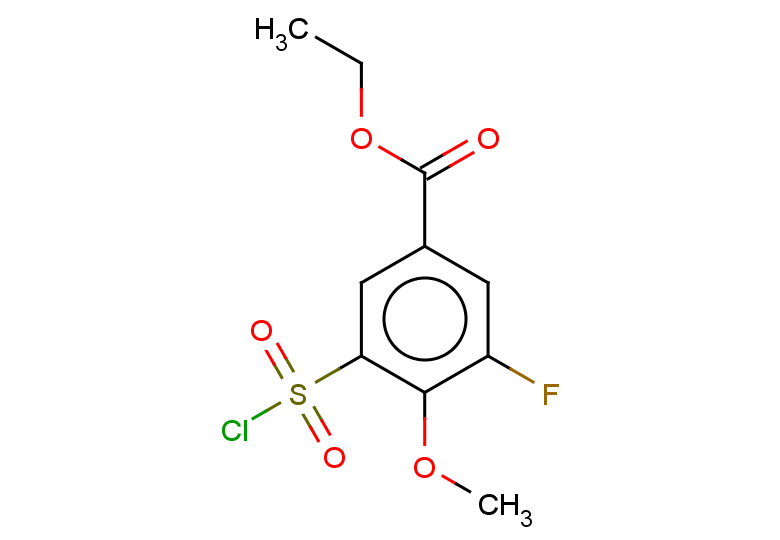ethyl 3-(chlorosulfonyl)-5-fluoro-4-methoxybenzoate