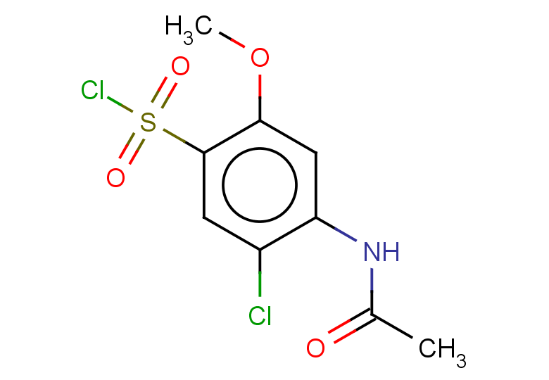 5-chloro-4-acetamido-2-methoxybenzene-1-sulfonyl chloride