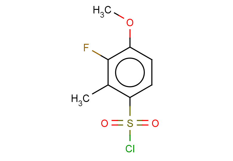 3-fluoro-4-methoxy-2-methylbenzene-1-sulfonyl chloride
