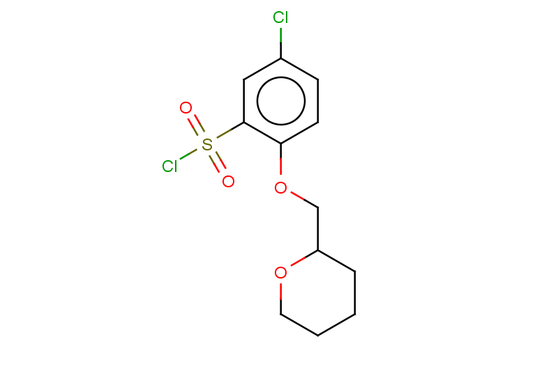 5-chloro-2-(oxan-2-ylmethoxy)benzene-1-sulfonyl chloride