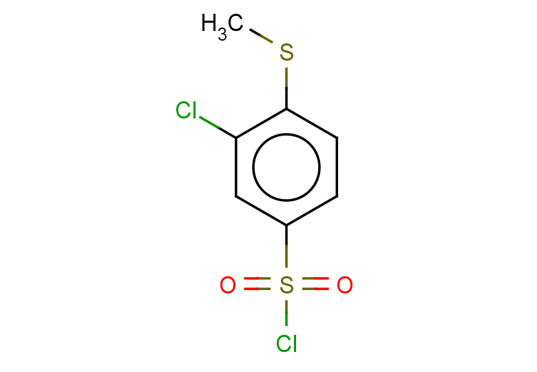 3-chloro-4-(methylsulfanyl)benzene-1-sulfonyl chloride
