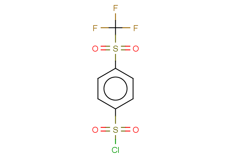 4-trifluoromethanesulfonylbenzene-1-sulfonyl chloride