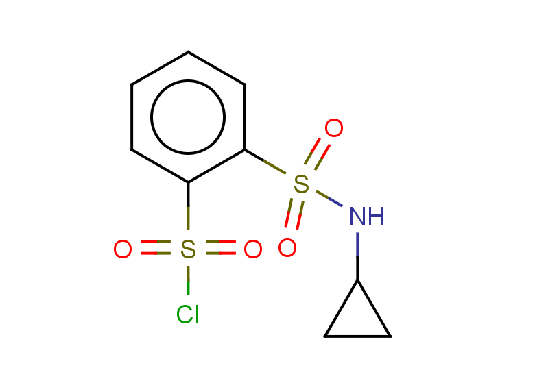 2-(cyclopropylsulfamoyl)benzene-1-sulfonyl chloride