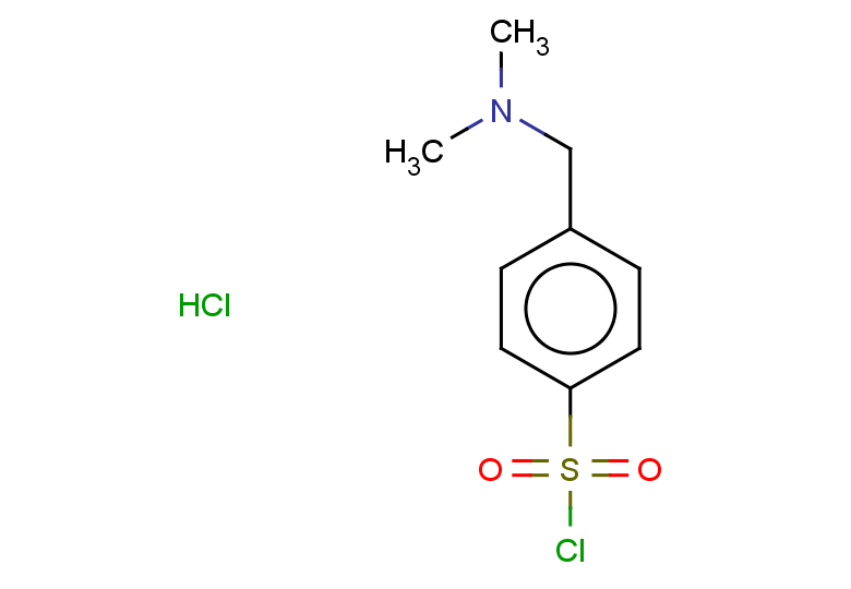 4-[(dimethylamino)methyl]benzene-1-sulfonyl chloride hydrochloride