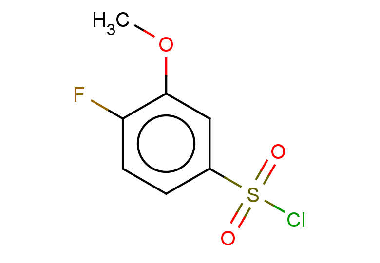 4-fluoro-3-methoxybenzene-1-sulfonyl chloride