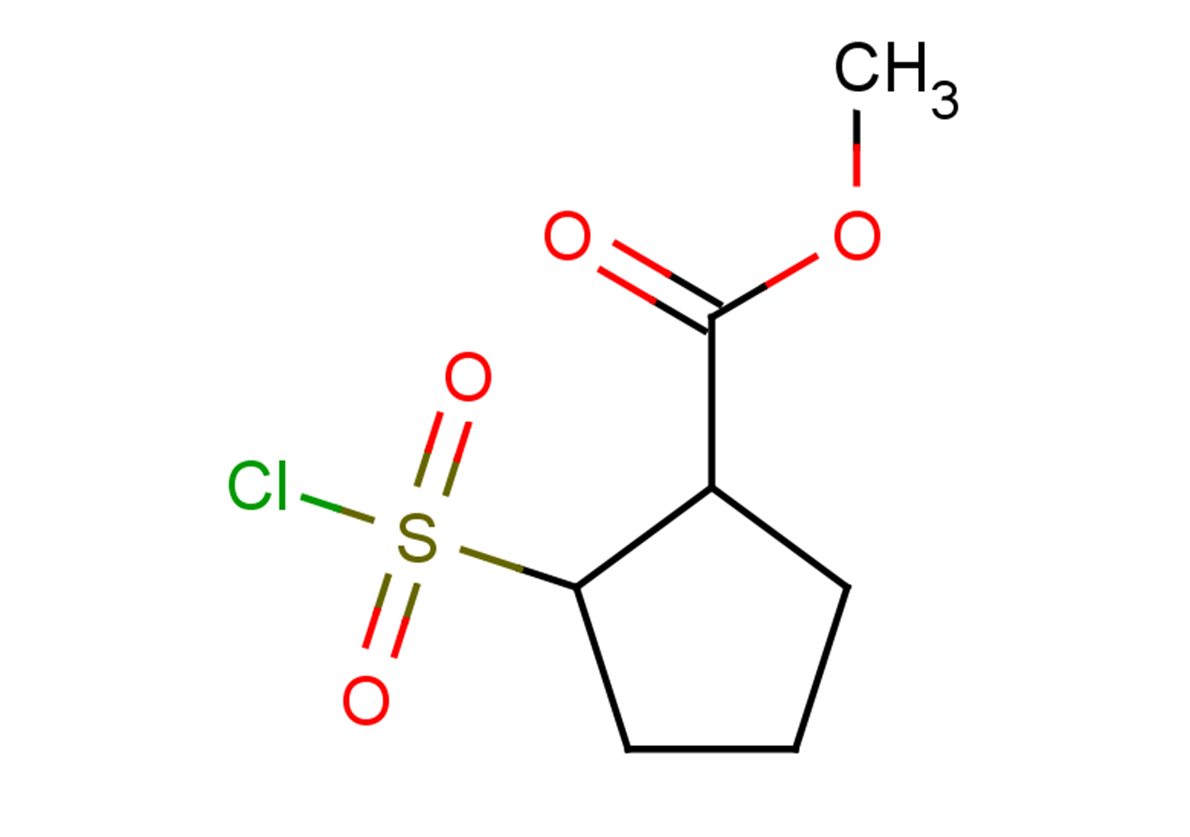 methyl 2-(chlorosulfonyl)cyclopentane-1-carboxylate