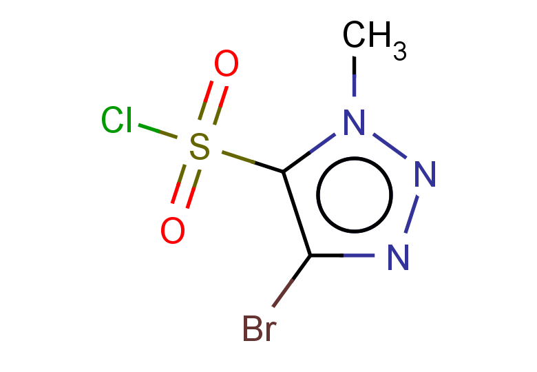4-bromo-1-methyl-1H-1,2,3-triazole-5-sulfonyl chloride
