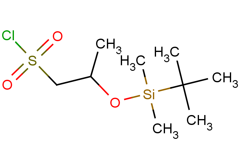 2-[(tert-butyldimethylsilyl)oxy]propane-1-sulfonyl chloride