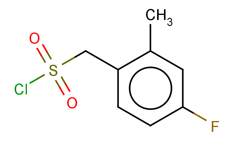 (4-fluoro-2-methylphenyl)methanesulfonyl chloride