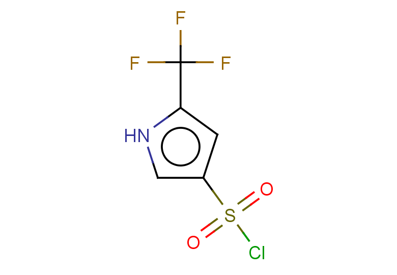 5-(trifluoromethyl)-1H-pyrrole-3-sulfonyl chloride