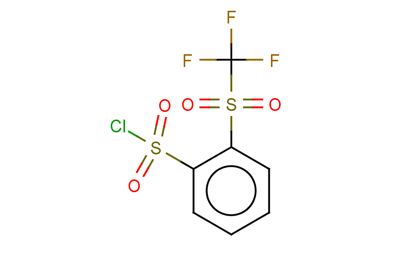 2-trifluoromethanesulfonylbenzene-1-sulfonyl chloride
