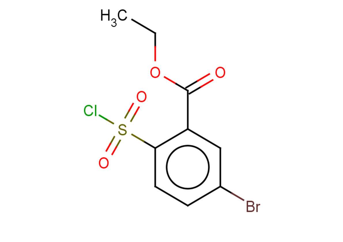 ethyl 5-bromo-2-(chlorosulfonyl)benzoate