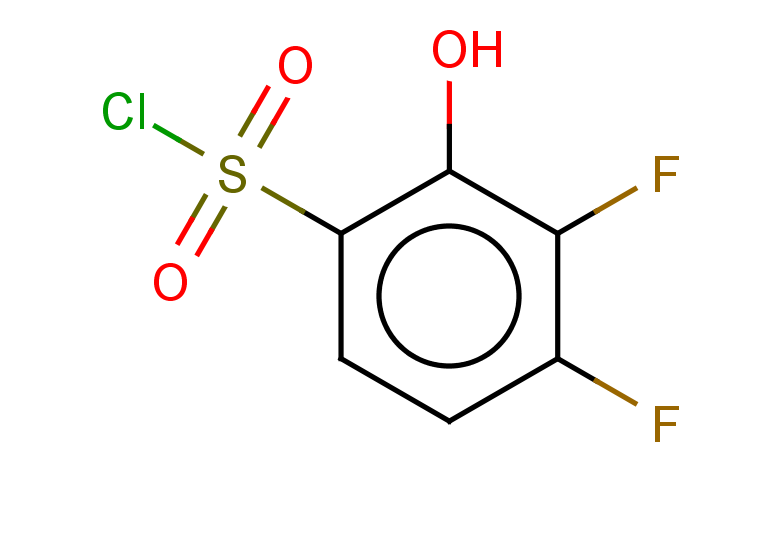 3,4-difluoro-2-hydroxybenzene-1-sulfonyl chloride