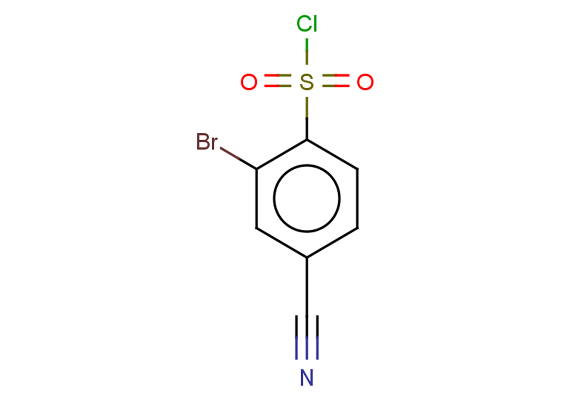2-bromo-4-cyanobenzene-1-sulfonyl chloride