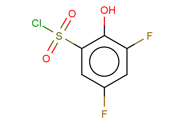 3,5-difluoro-2-hydroxybenzene-1-sulfonyl chloride