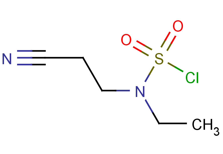 3-[(chlorosulfonyl)(ethyl)amino]propanenitrile