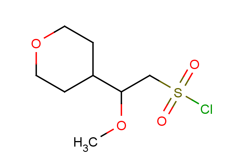 2-methoxy-2-(oxan-4-yl)ethane-1-sulfonyl chloride