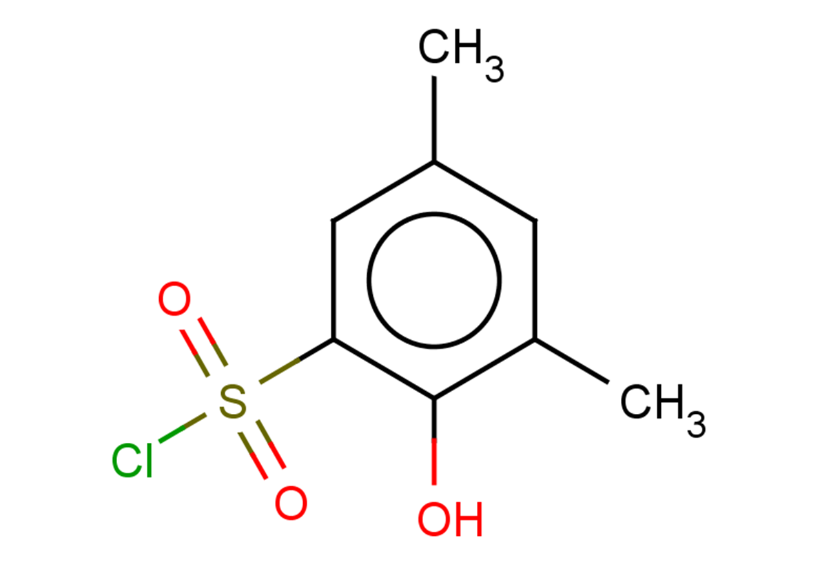 2-hydroxy-3,5-dimethylbenzene-1-sulfonyl chloride