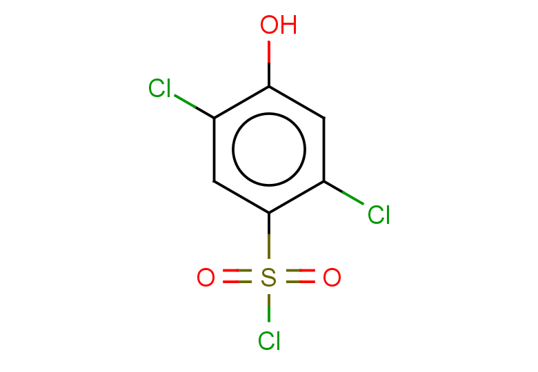 2,5-dichloro-4-hydroxybenzene-1-sulfonyl chloride