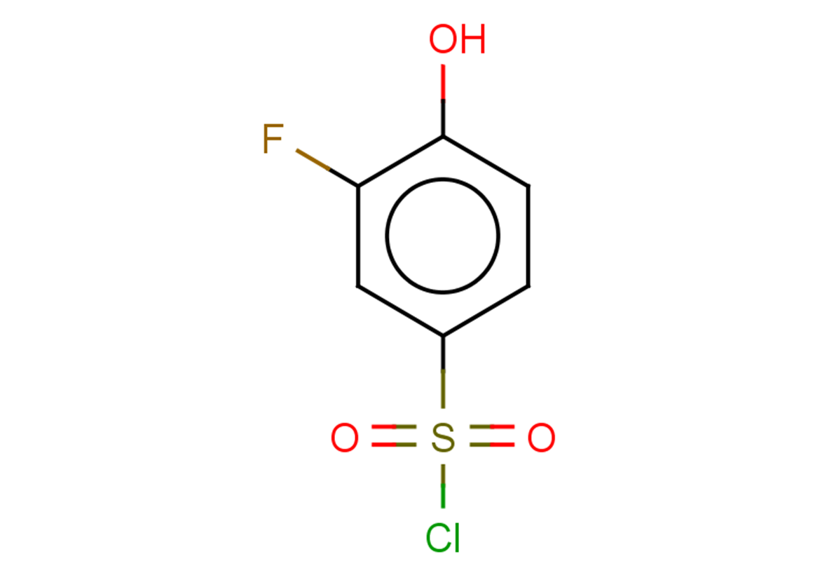 3-fluoro-4-hydroxybenzene-1-sulfonyl chloride