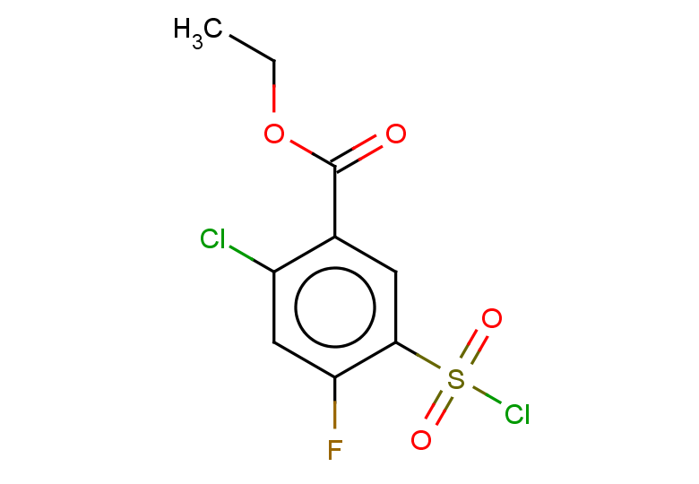 ethyl 2-chloro-5-(chlorosulfonyl)-4-fluorobenzoate