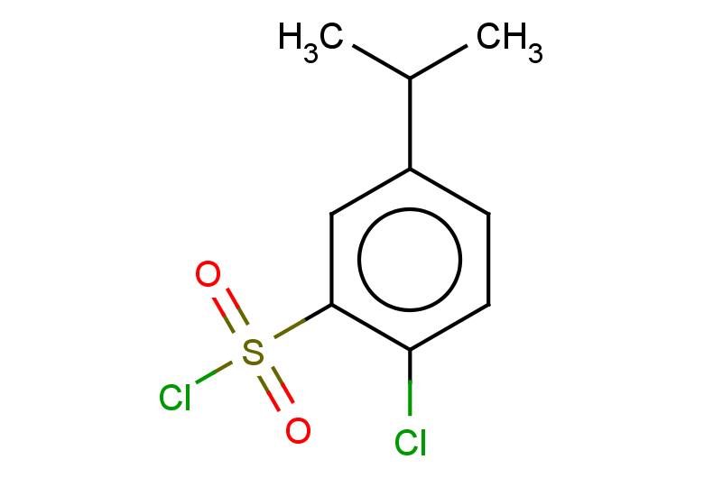 2-chloro-5-(propan-2-yl)benzene-1-sulfonyl chloride