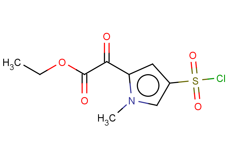 ethyl 2-[4-(chlorosulfonyl)-1-methyl-1H-pyrrol-2-yl]-2-oxoacetate