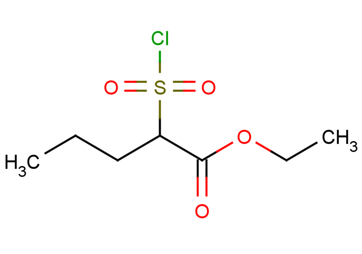 ethyl 2-(chlorosulfonyl)pentanoate