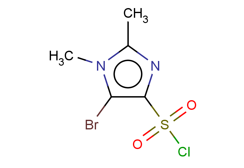 5-bromo-1,2-dimethyl-1H-imidazole-4-sulfonyl chloride