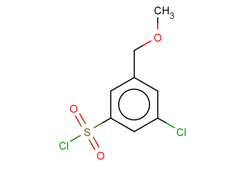 3-chloro-5-(methoxymethyl)benzene-1-sulfonyl chloride