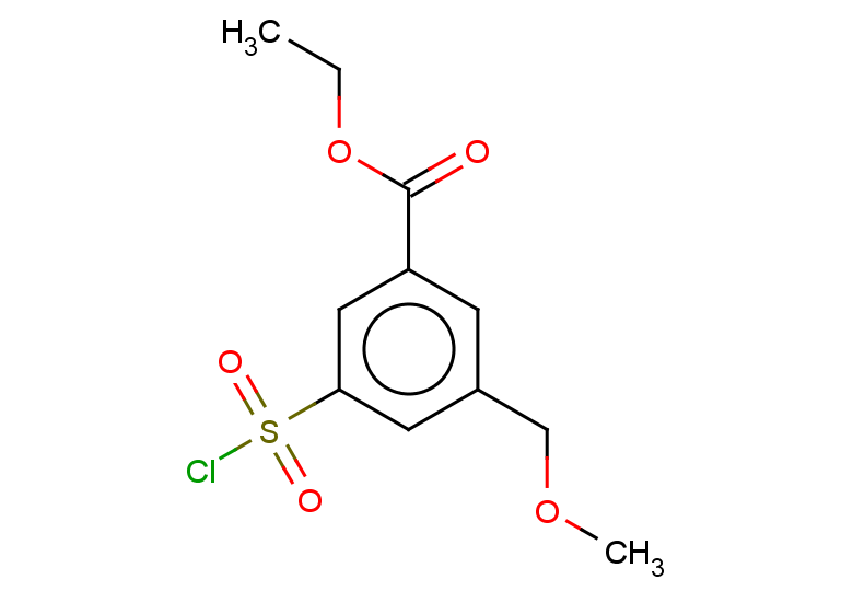 ethyl 3-(chlorosulfonyl)-5-(methoxymethyl)benzoate