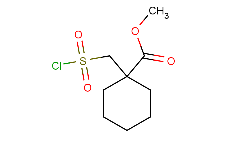 methyl 1-[(chlorosulfonyl)methyl]cyclohexane-1-carboxylate