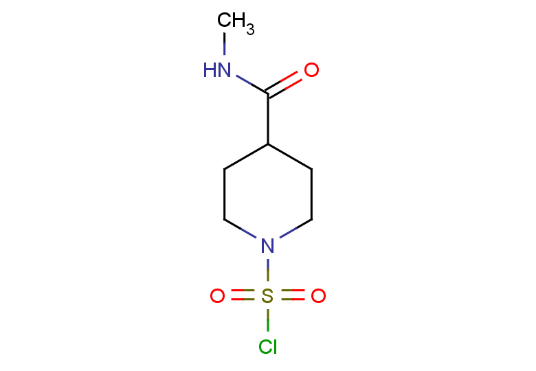4-(methylcarbamoyl)piperidine-1-sulfonyl chloride