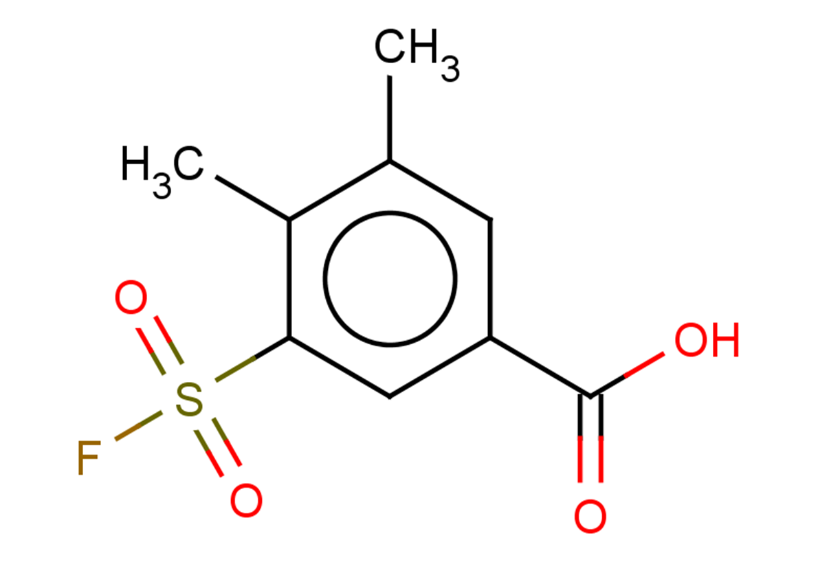 3-(fluorosulfonyl)-4,5-dimethylbenzoic acid