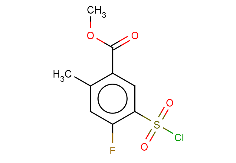 methyl 5-(chlorosulfonyl)-4-fluoro-2-methylbenzoate