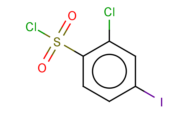 2-chloro-4-iodobenzene-1-sulfonyl chloride