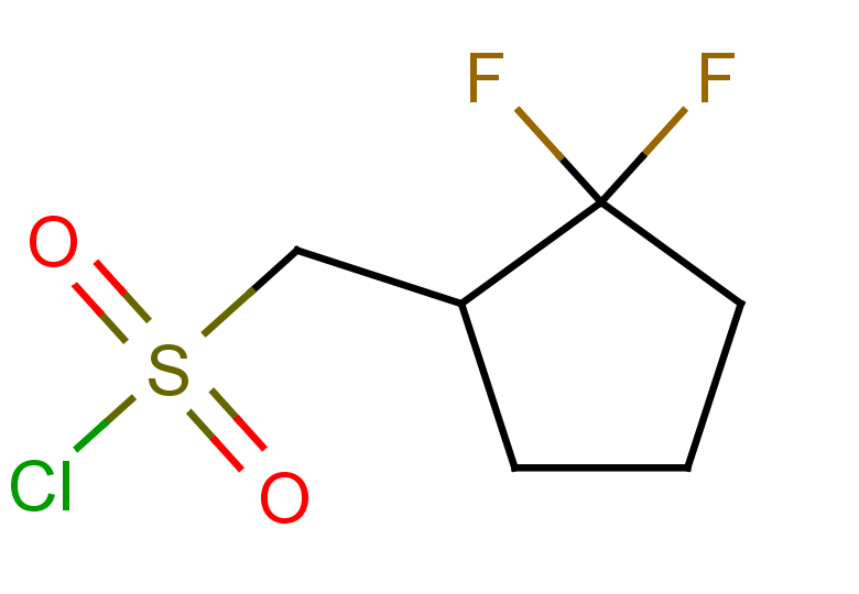 (2,2-difluorocyclopentyl)methanesulfonyl chloride