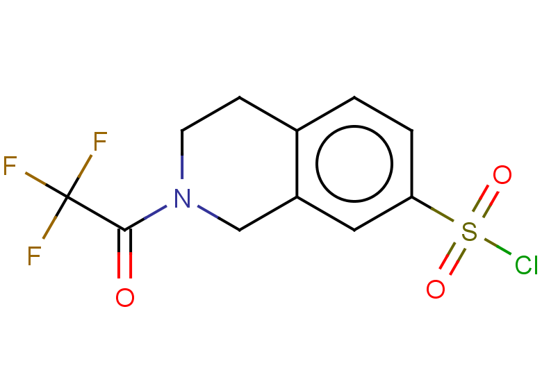 2-(2,2,2-trifluoroacetyl)-1,2,3,4-tetrahydroisoquinoline-7-sulfonyl chloride
