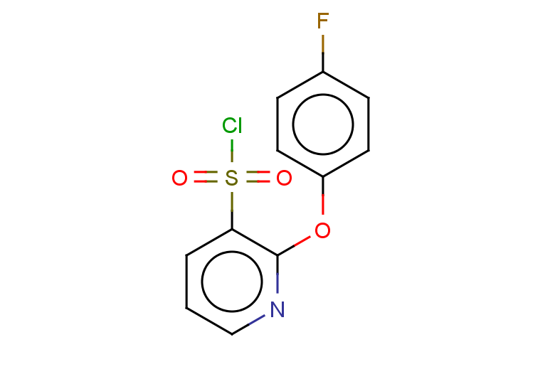 2-(4-fluorophenoxy)pyridine-3-sulfonyl chloride