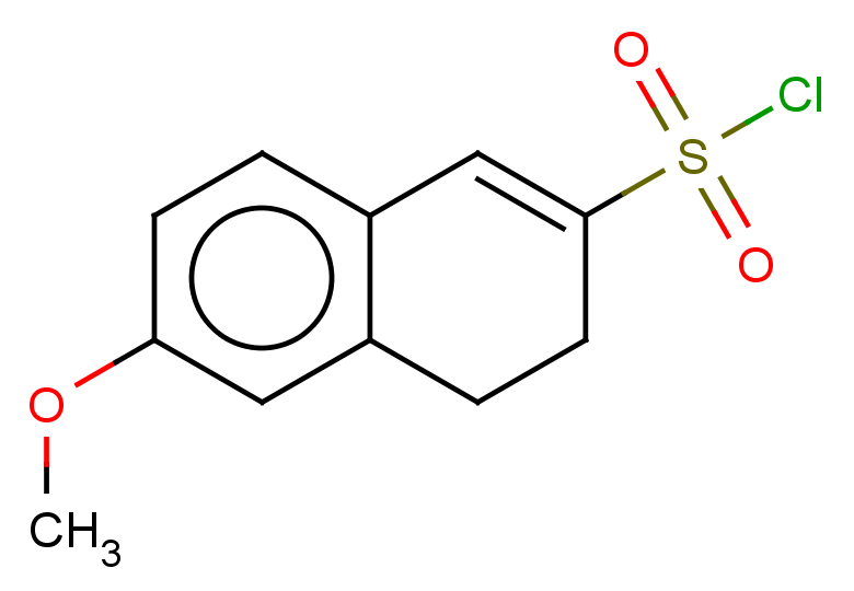 6-methoxy-3,4-dihydronaphthalene-2-sulfonyl chloride