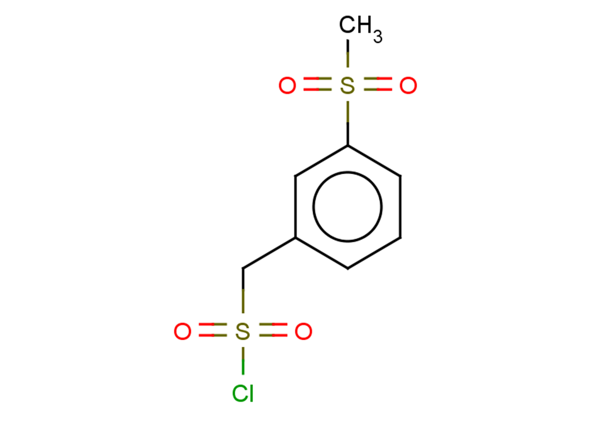 (3-methanesulfonylphenyl)methanesulfonyl chloride