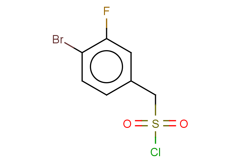 (4-bromo-3-fluorophenyl)methanesulfonyl chloride