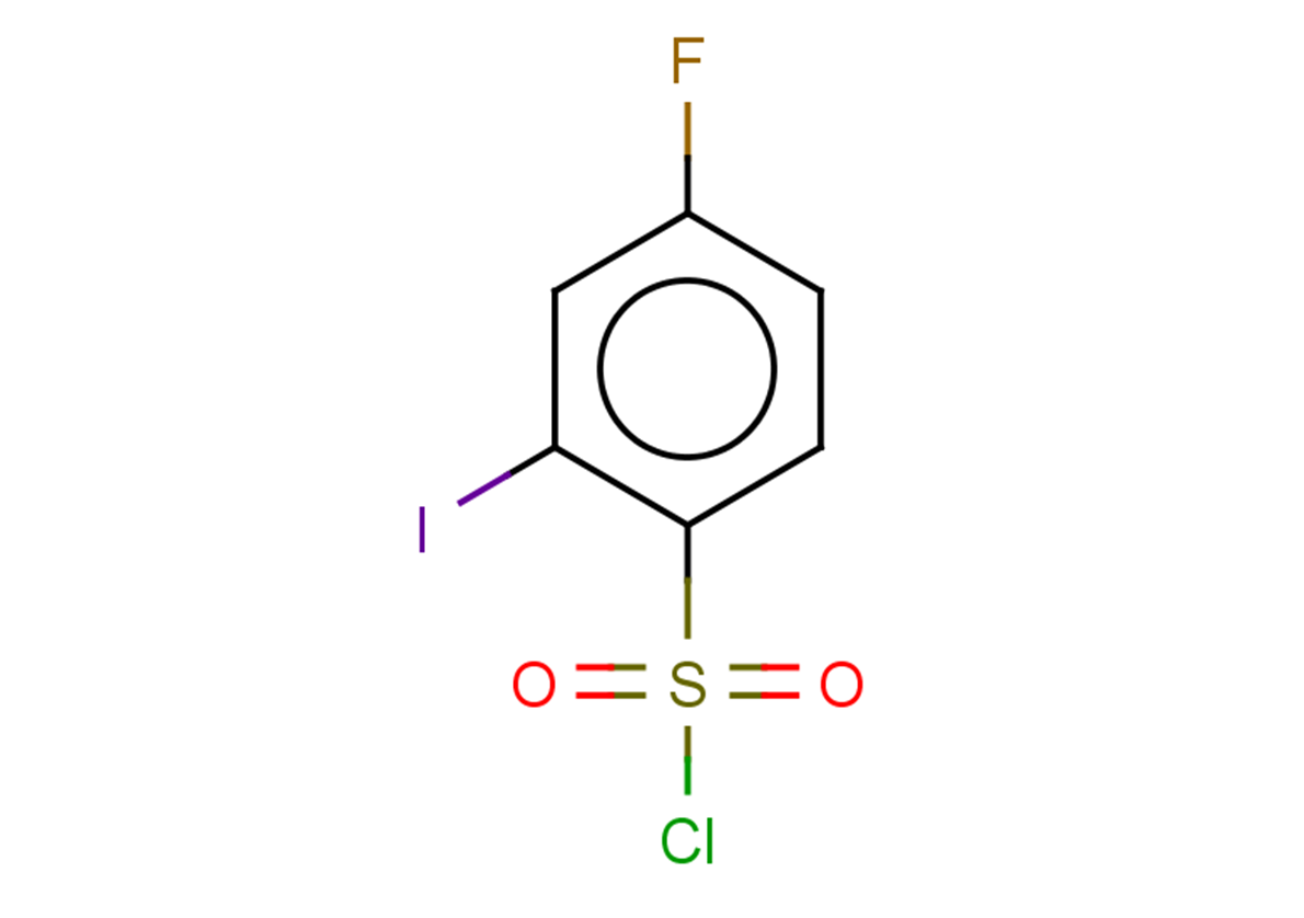 4-fluoro-2-iodobenzene-1-sulfonyl chloride